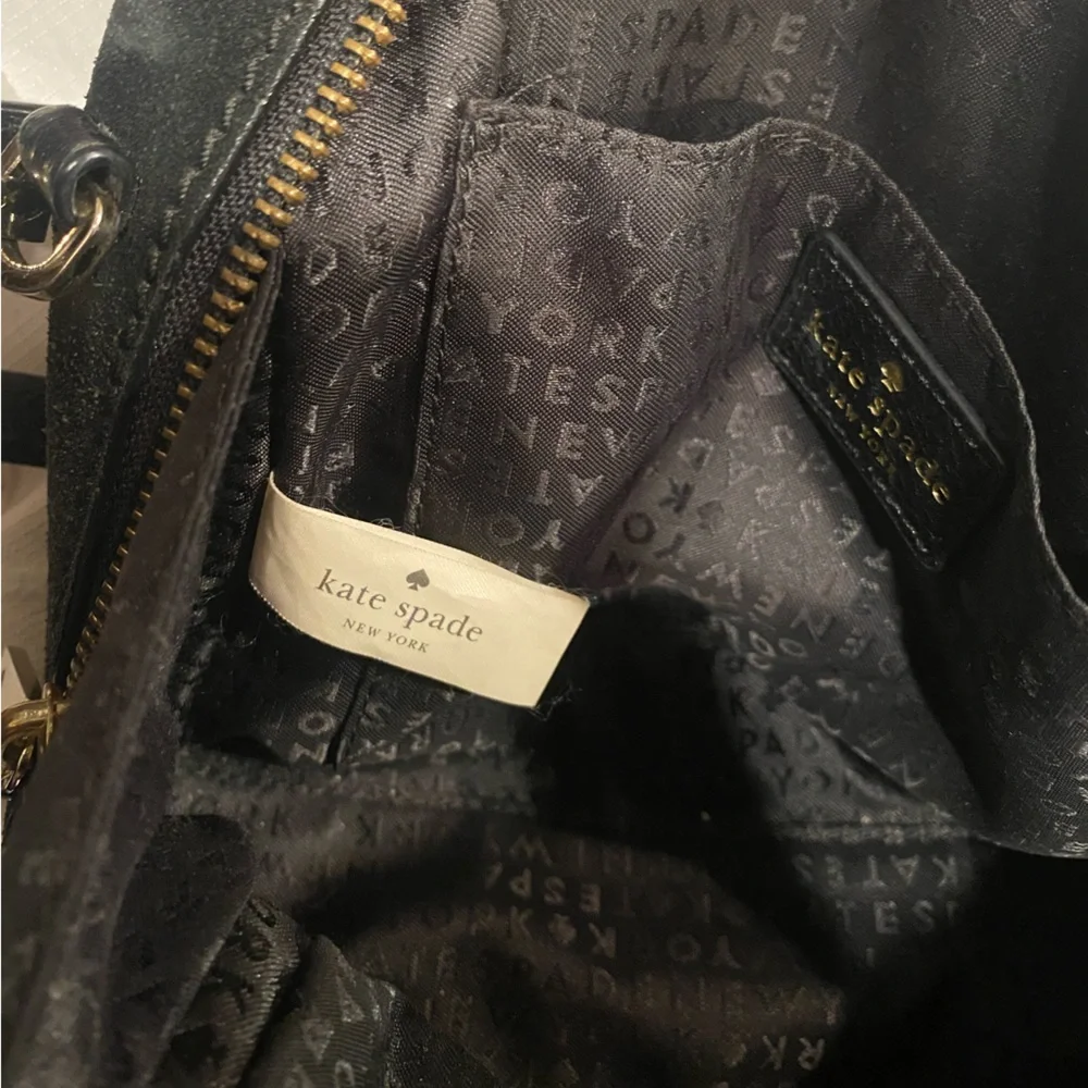 Kade Spade Black Crossbody Satchel Purse - Picture 6 of 7